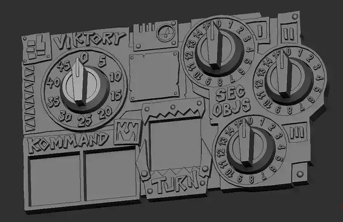 Brutal Space Orc Game and Score Tracker for Warhammer
