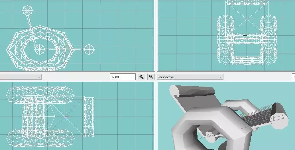 lounge chair Free low-poly 3D model_0