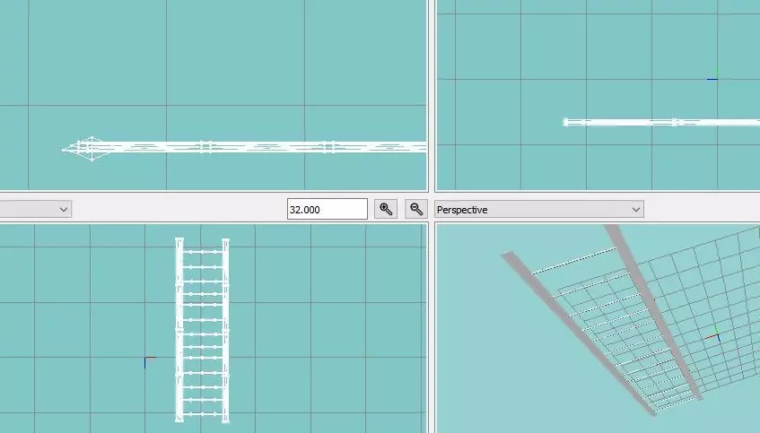 ladder how to build Free low-poly 3D model