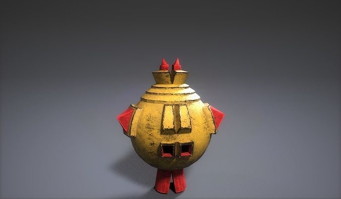 Enemy Robo Low-poly 3D model