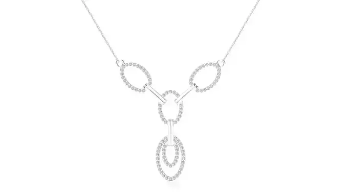 pendant-0224 rose gold necklace hanging