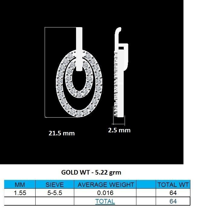 Earrings-0225 rose gold diamond stud earrings 3D print model_6