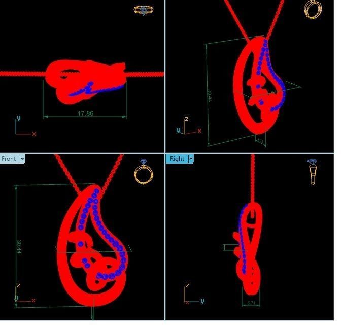 pendant - 1889 3D print model_5
