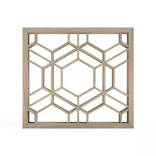 Miekikko hexagonal wall sconce 3D print model
