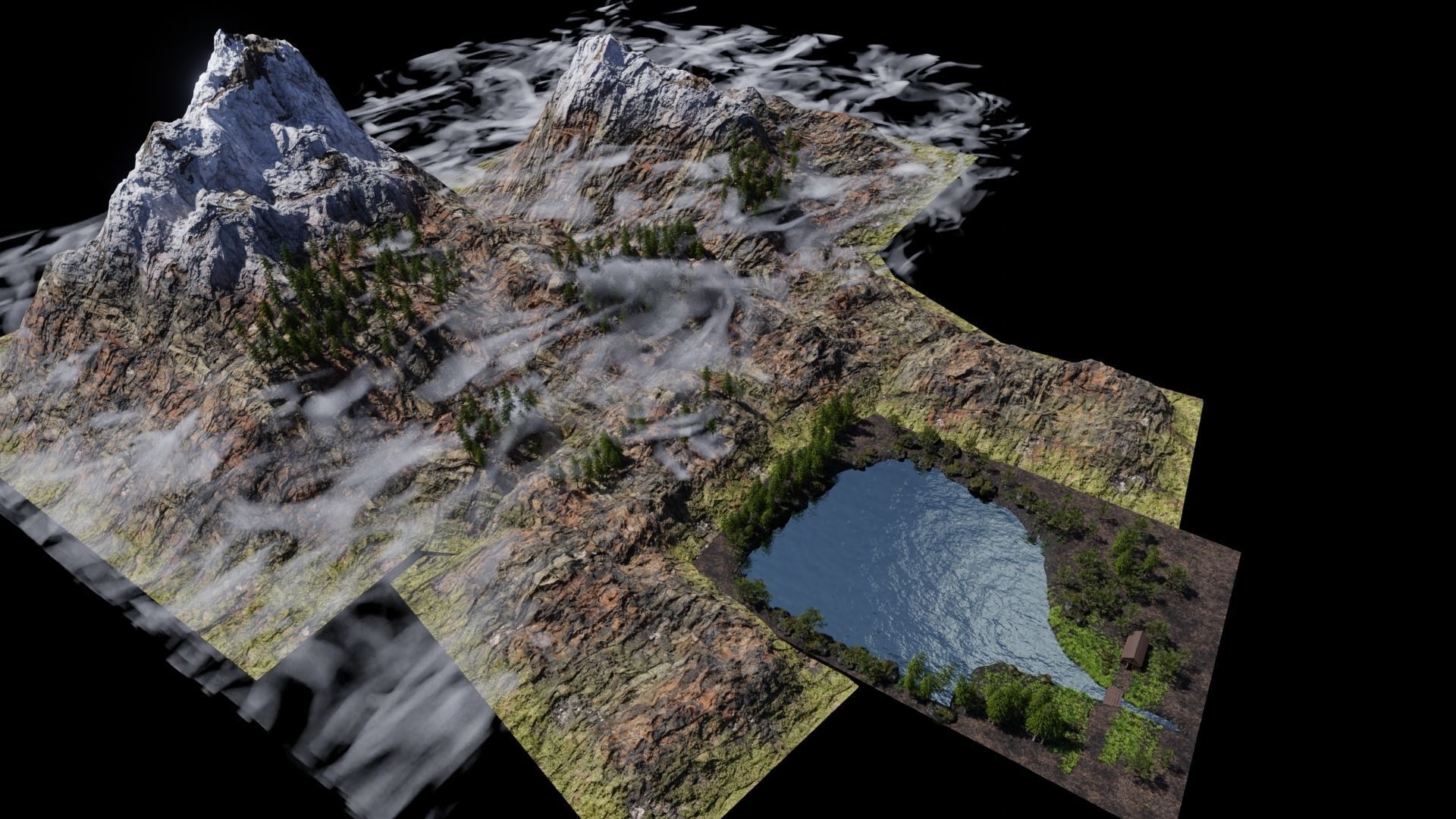 Scene Landscape 3D model_4