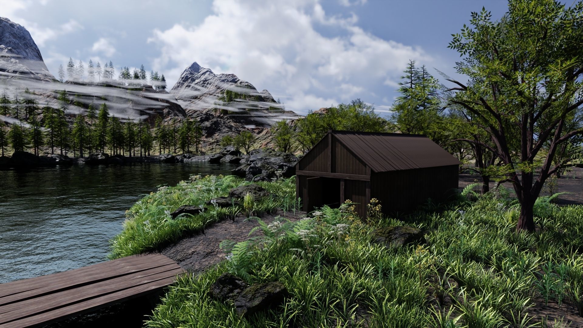 Scene Landscape 3D model_2