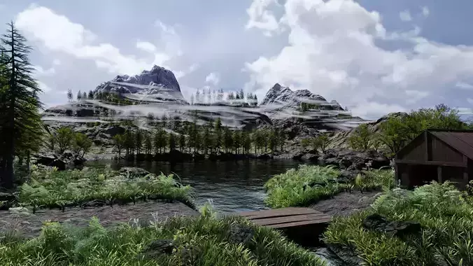 Scene Landscape 3D model