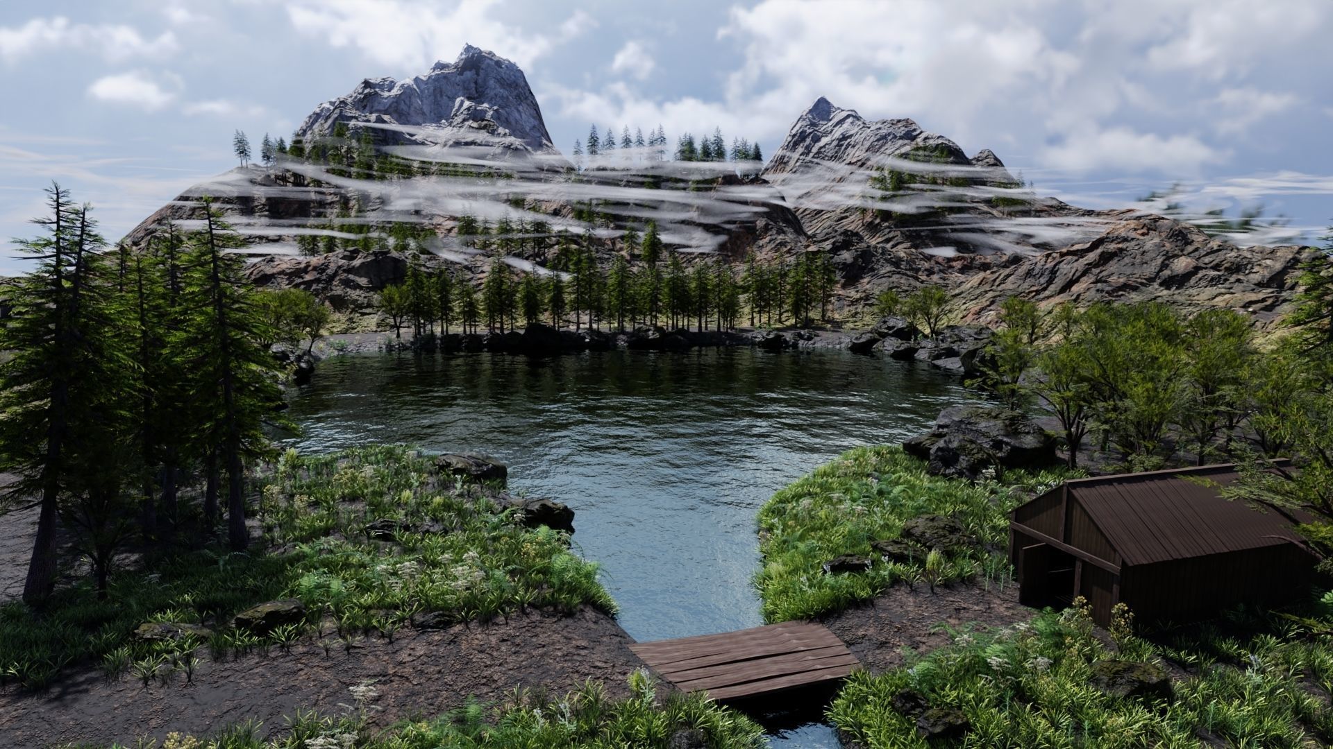Scene Landscape 3D model_1