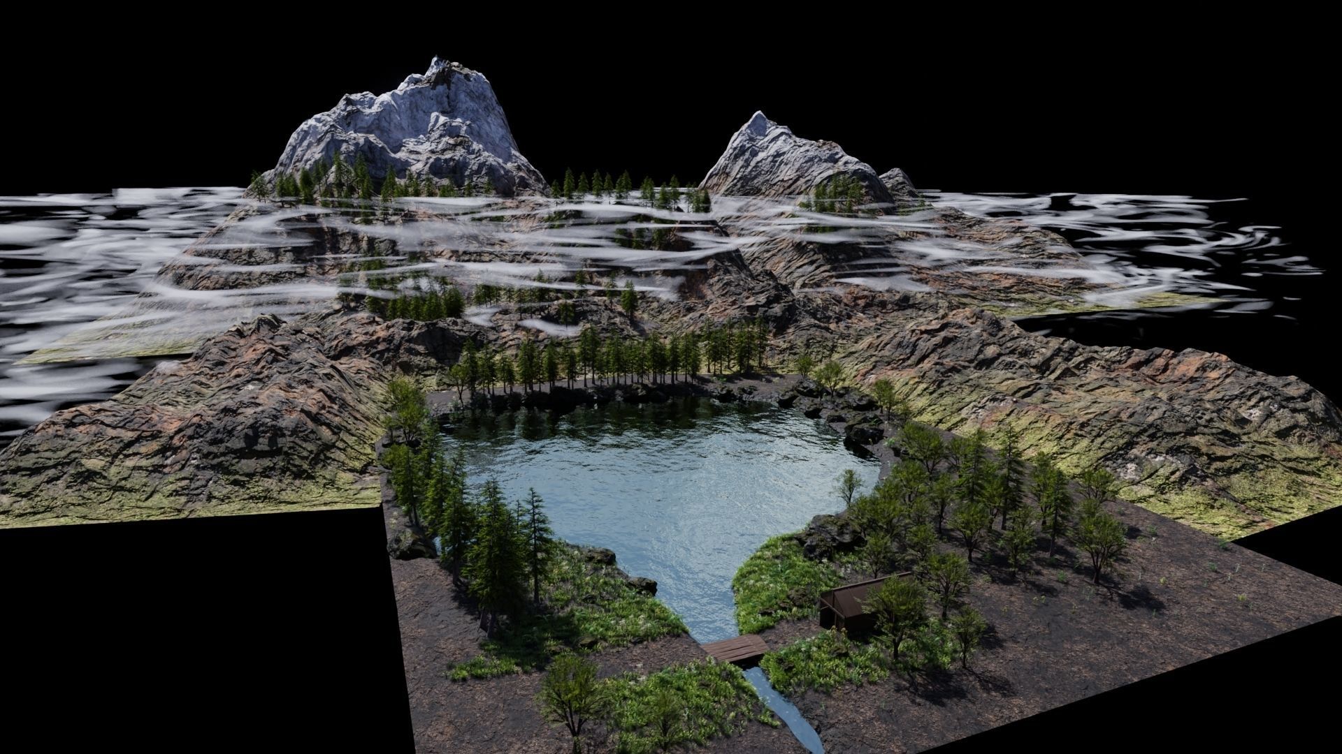 Scene Landscape 3D model_3