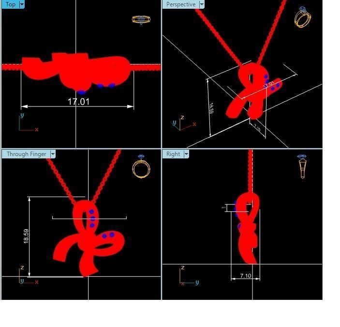 pendant - 818 3D print model_7