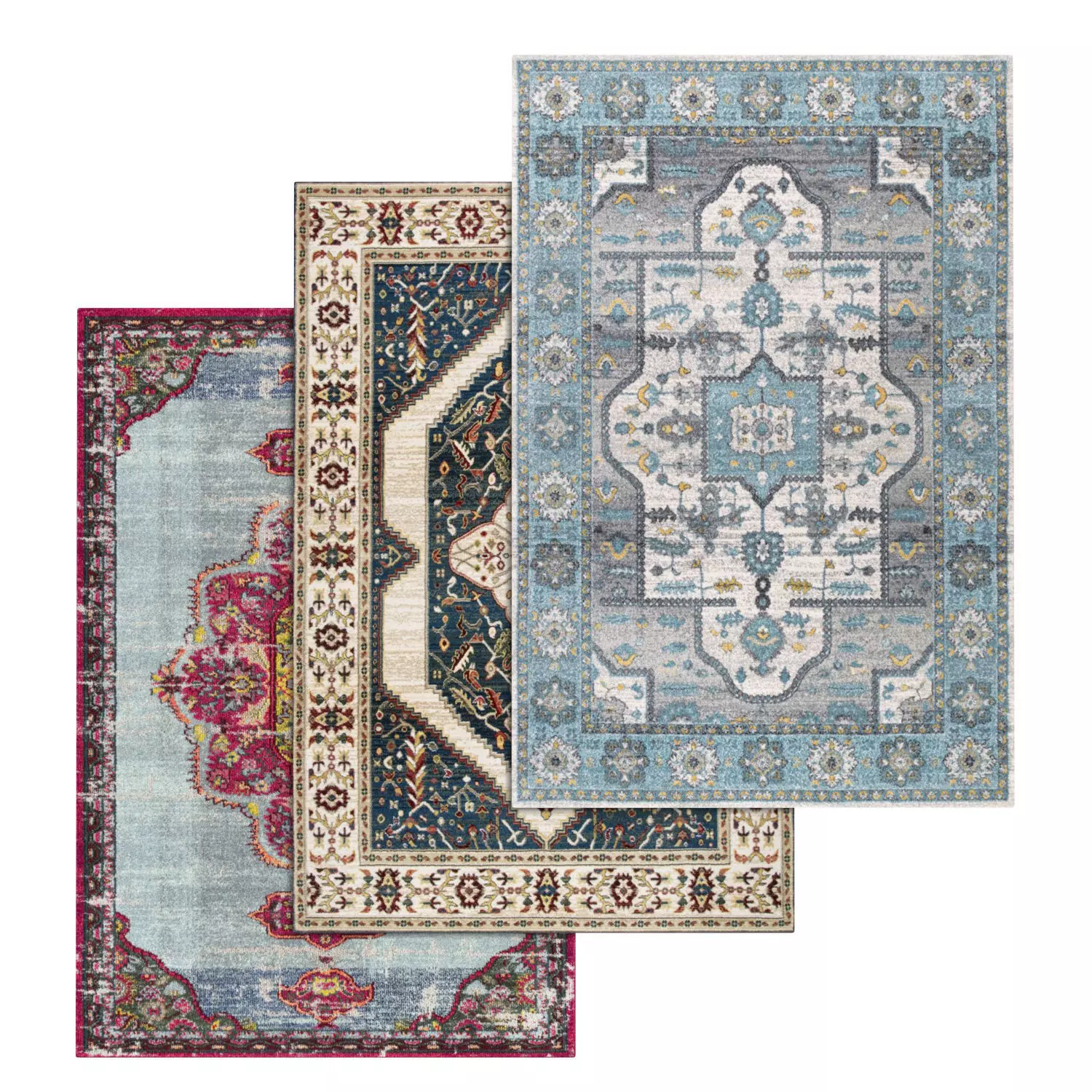 Rug Set 1608 3D model_0