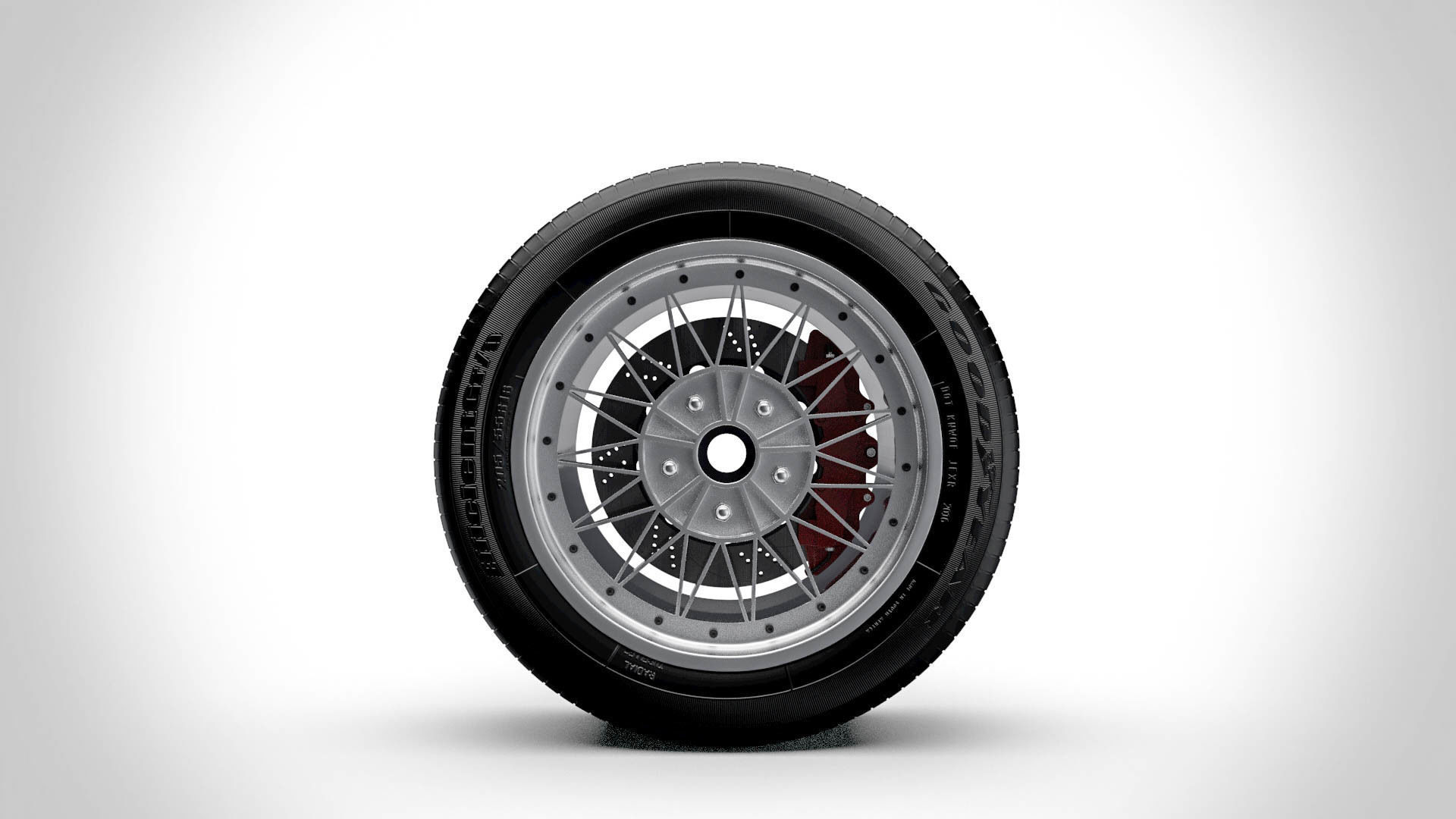 Wheel v4 3D model_1