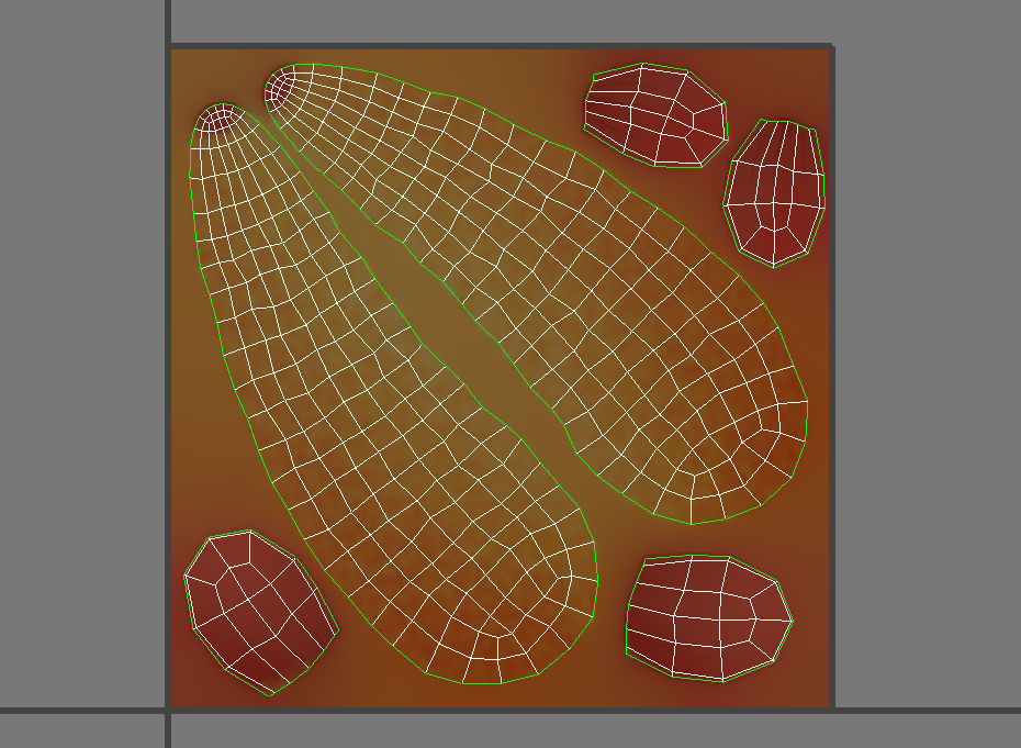 Tempura orange chicken 3D model_24