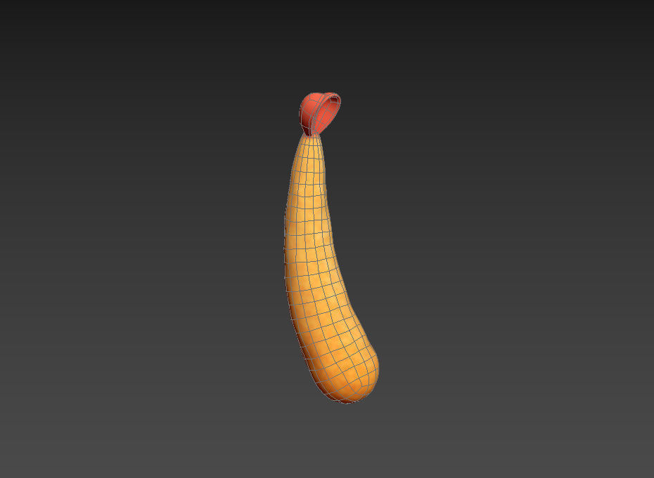 Tempura orange chicken 3D model_19