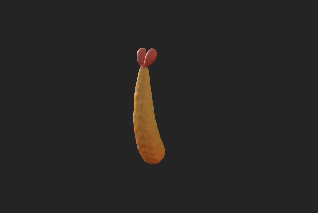 Tempura orange chicken 3D model_13