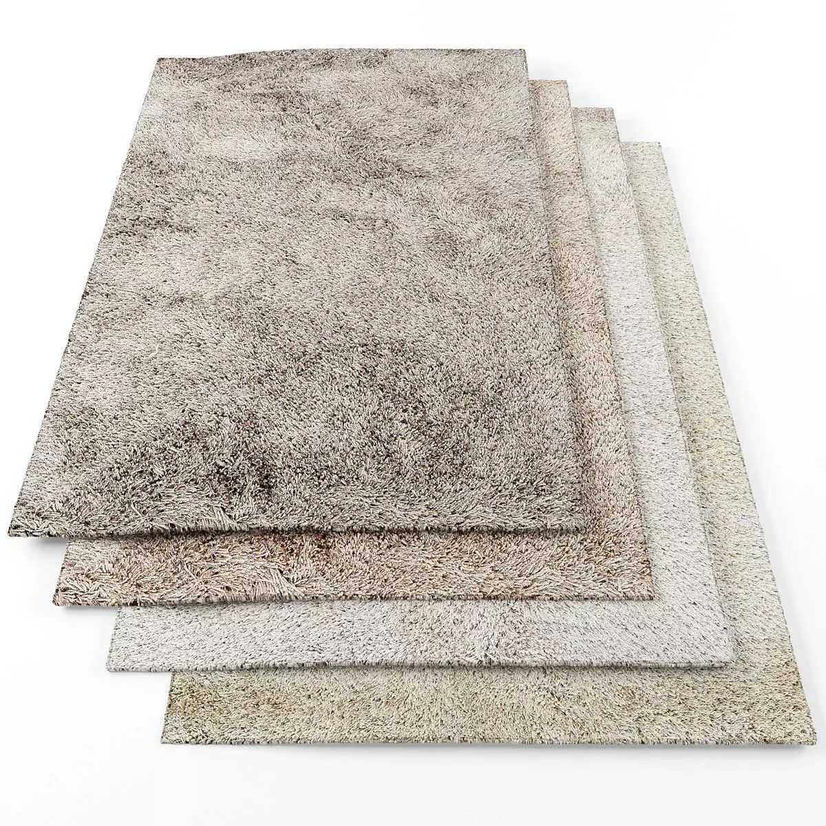 Rugs-905 set of rugs Low-poly 3D model_0