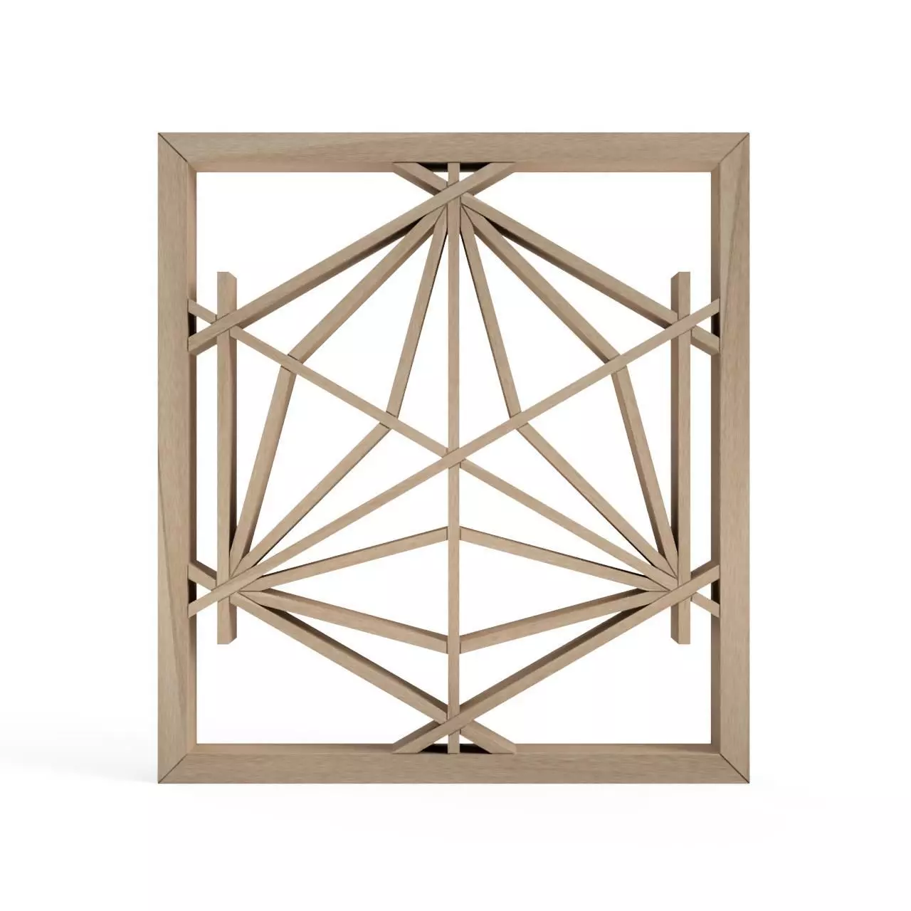 Rindoasanoha geometric wall sconce 3D print model