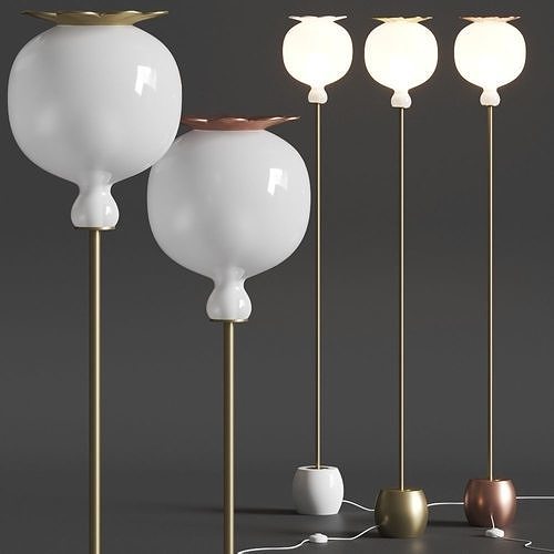 Kundalini Opyo Floor Lamps 3D model