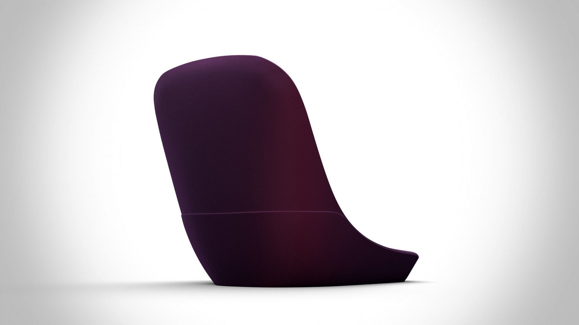 Seat v5 Low-poly 3D model_4