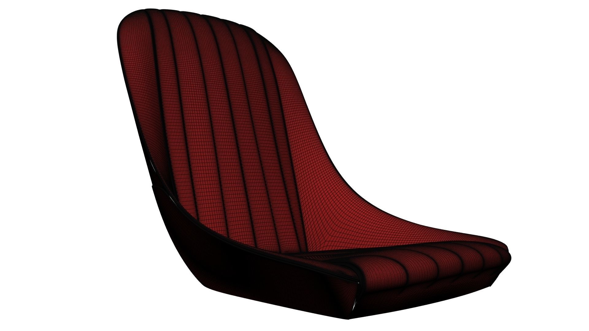 Seat v5 Low-poly 3D model_14