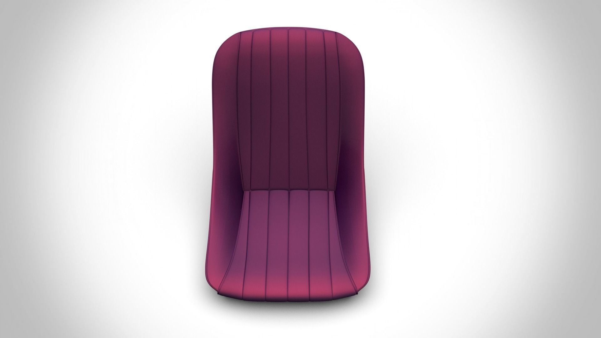 Seat v5 Low-poly 3D model_3