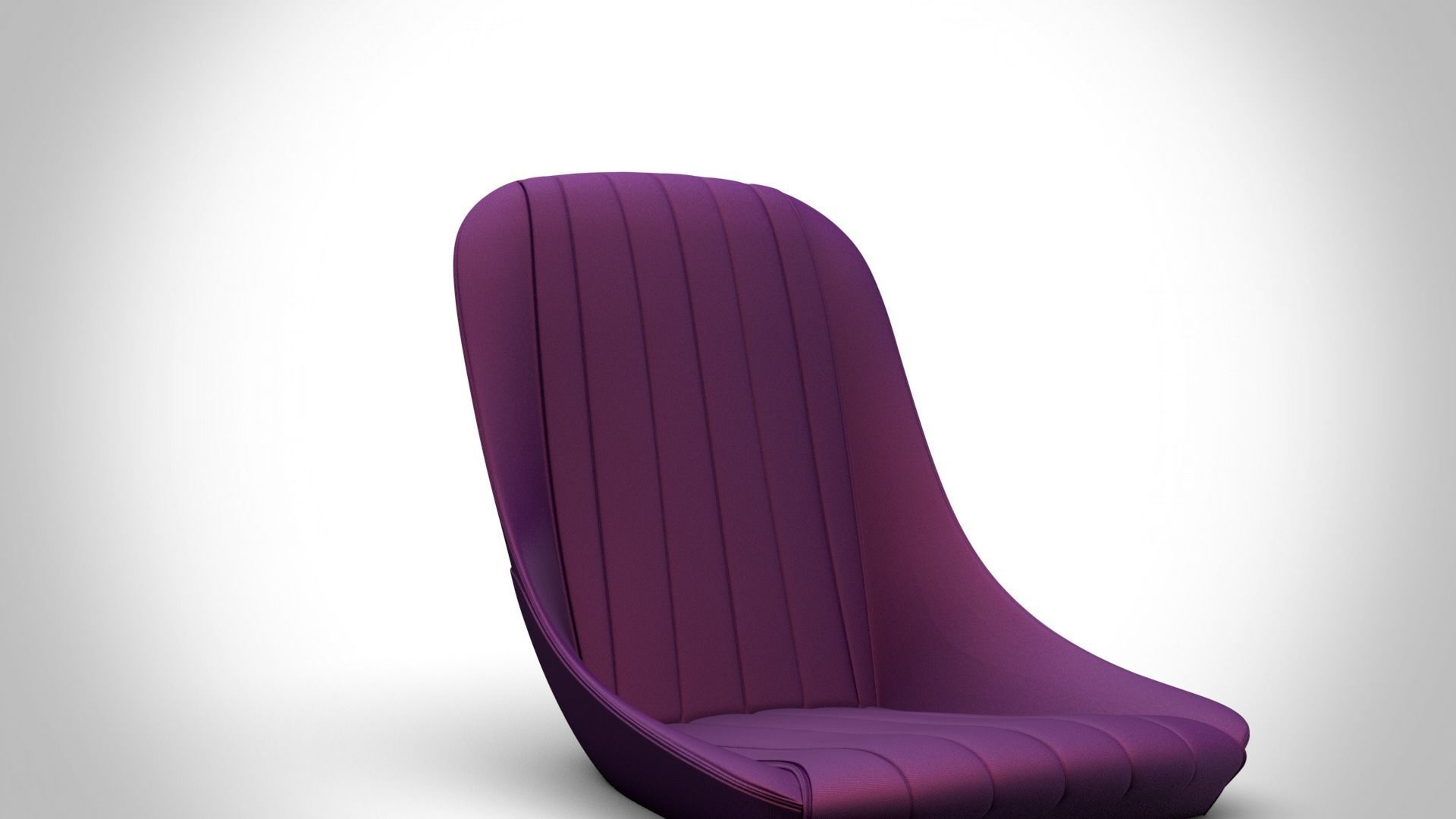 Seat v5 Low-poly 3D model_2