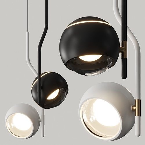 Rossini Illuminazione Igloo Pendant Lamps 3D model