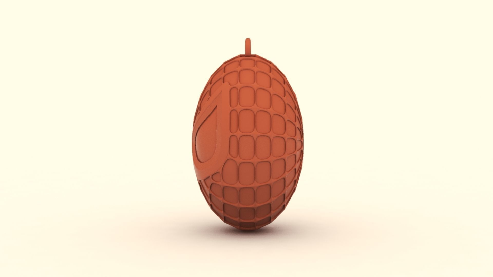 Spiderman Head Keychain Black 3D print model_7