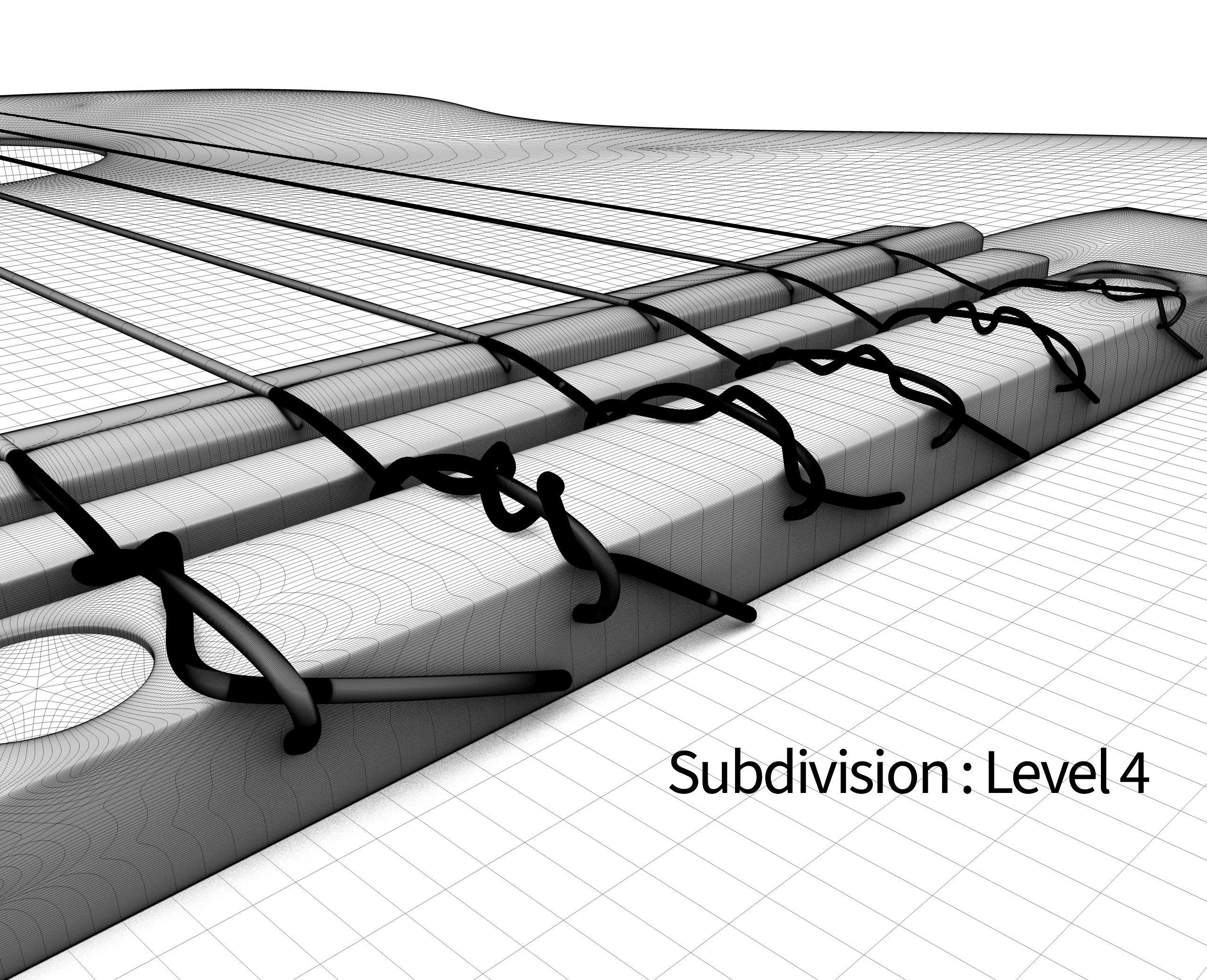 Classic Guitar Collection Low-poly 3D model_108