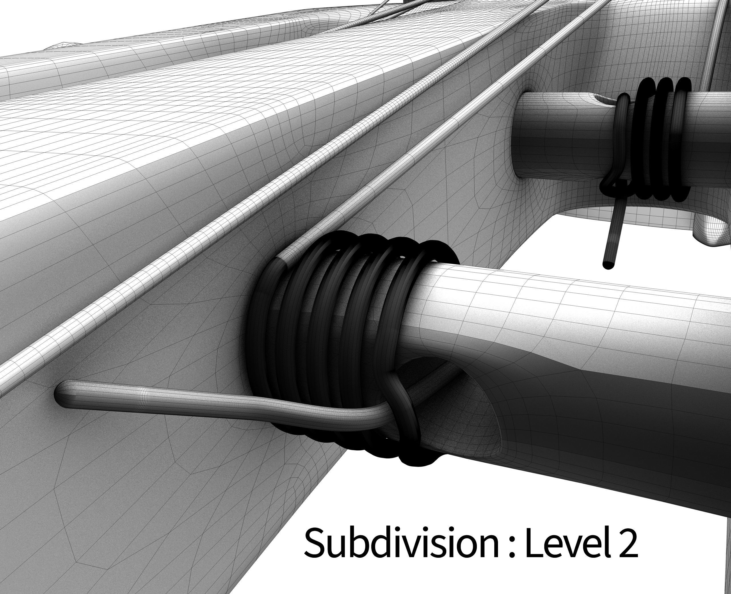 Classic Guitar Collection Low-poly 3D model_116