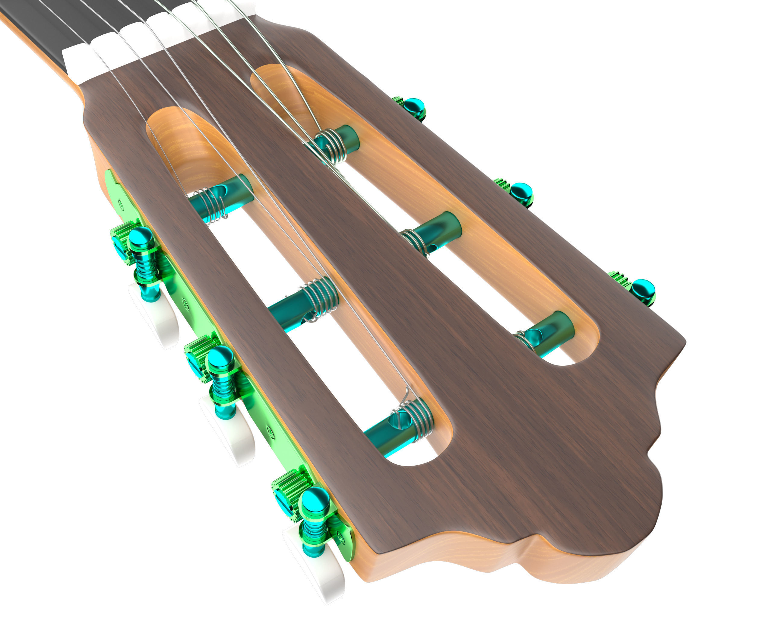 Classic Guitar Collection Low-poly 3D model_53