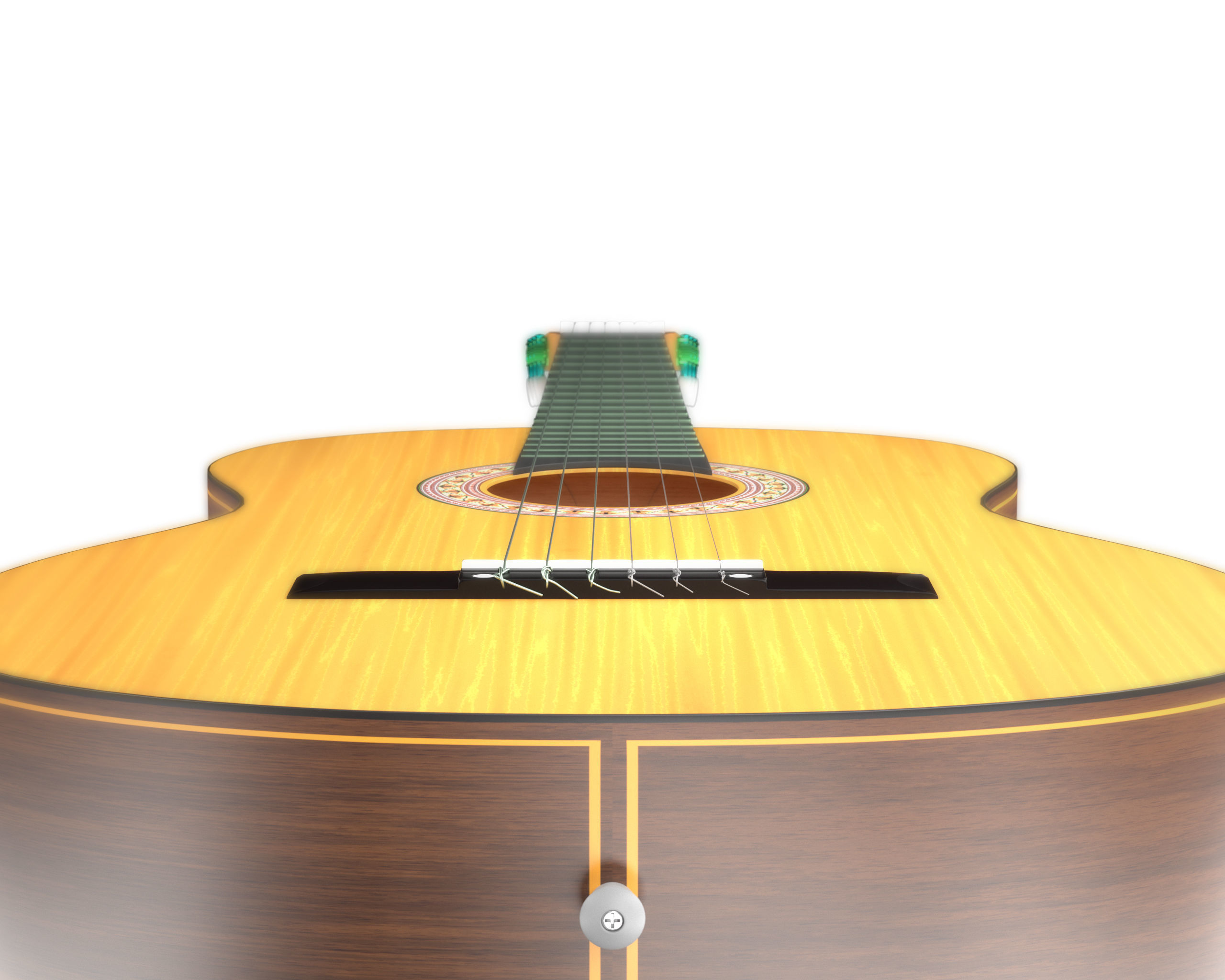 Classic Guitar Collection Low-poly 3D model_51