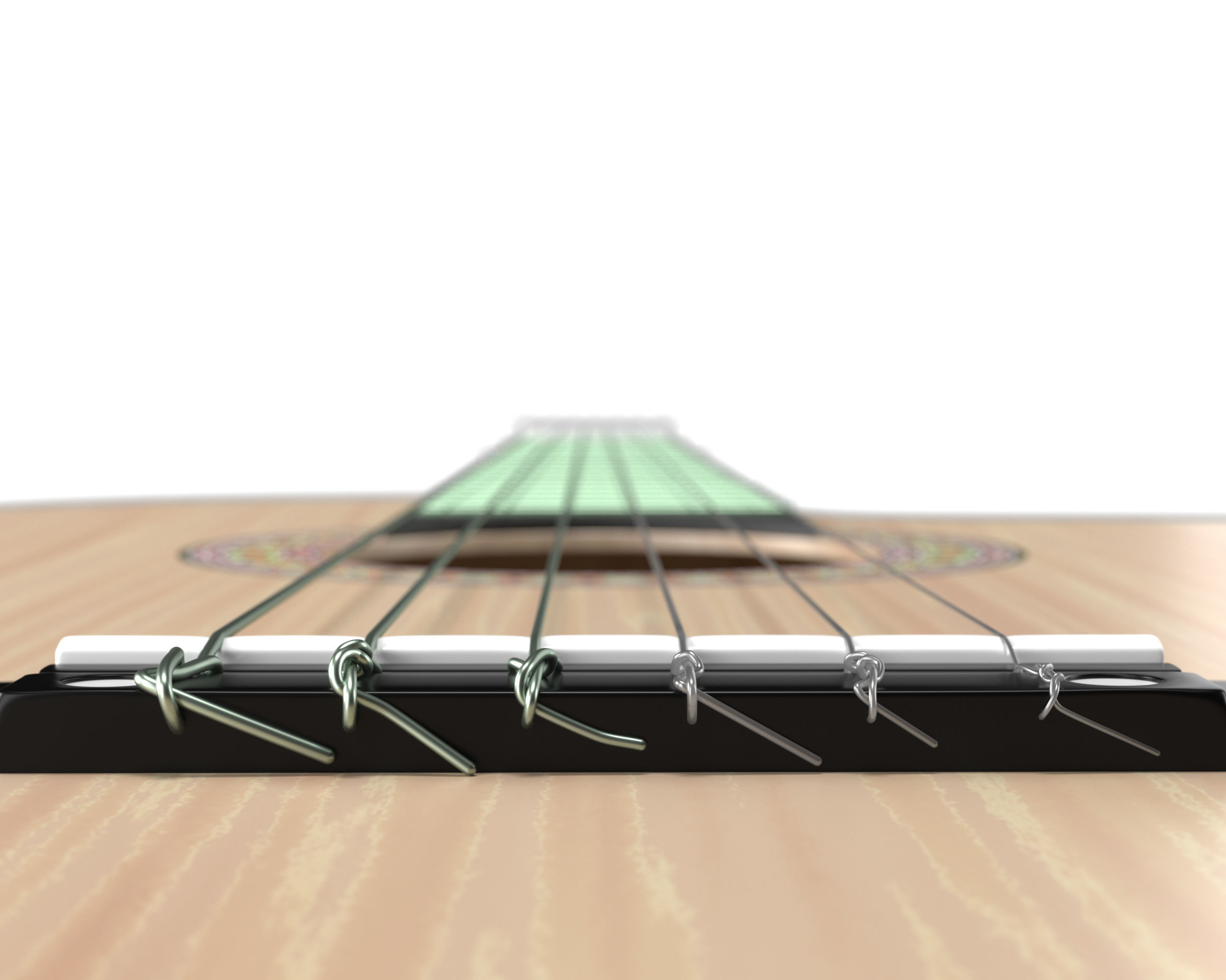 Classic Guitar Collection Low-poly 3D model_76