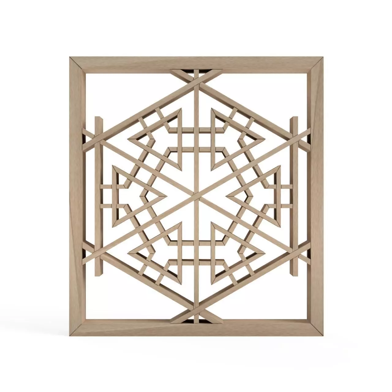 Yukigatakikko snowflake wall sconce 3D print model
