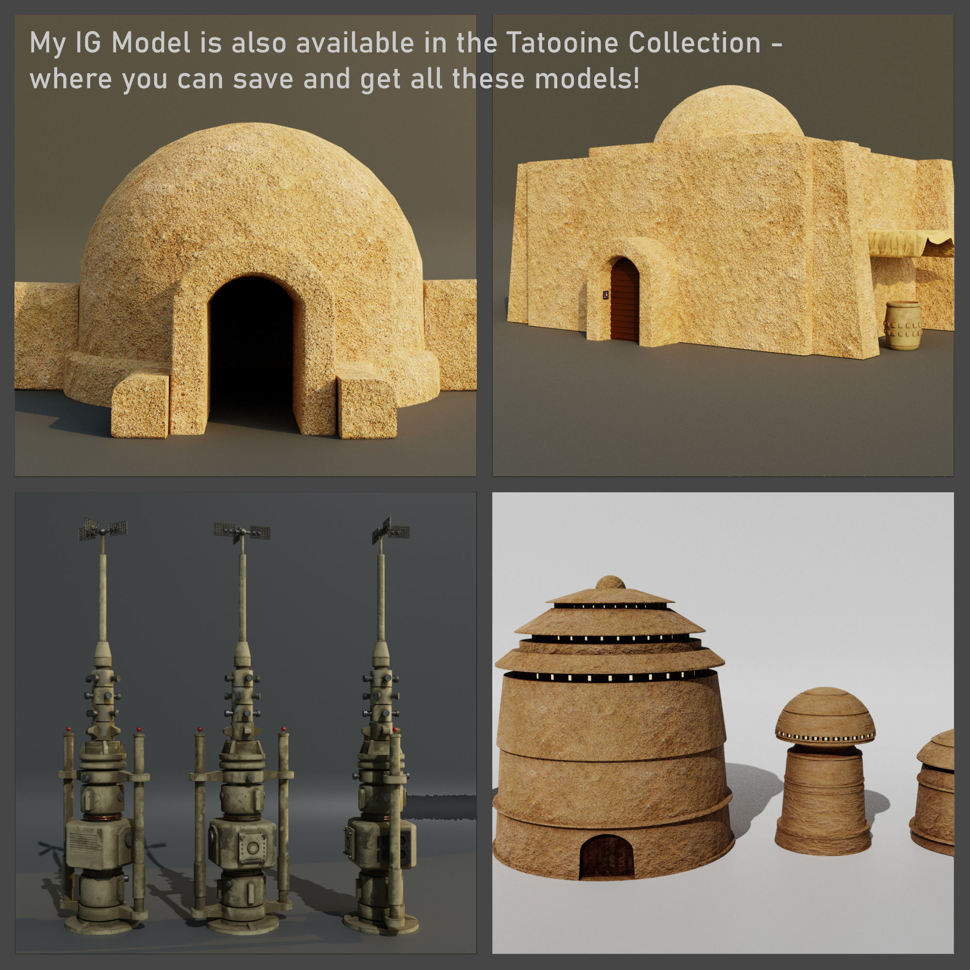 IG Assassin Droid and Blaster 3D model_11