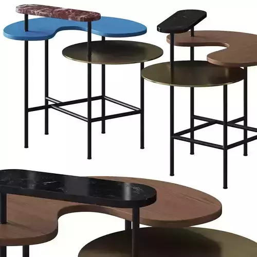 AndTradition Palette Side and Coffee Tables