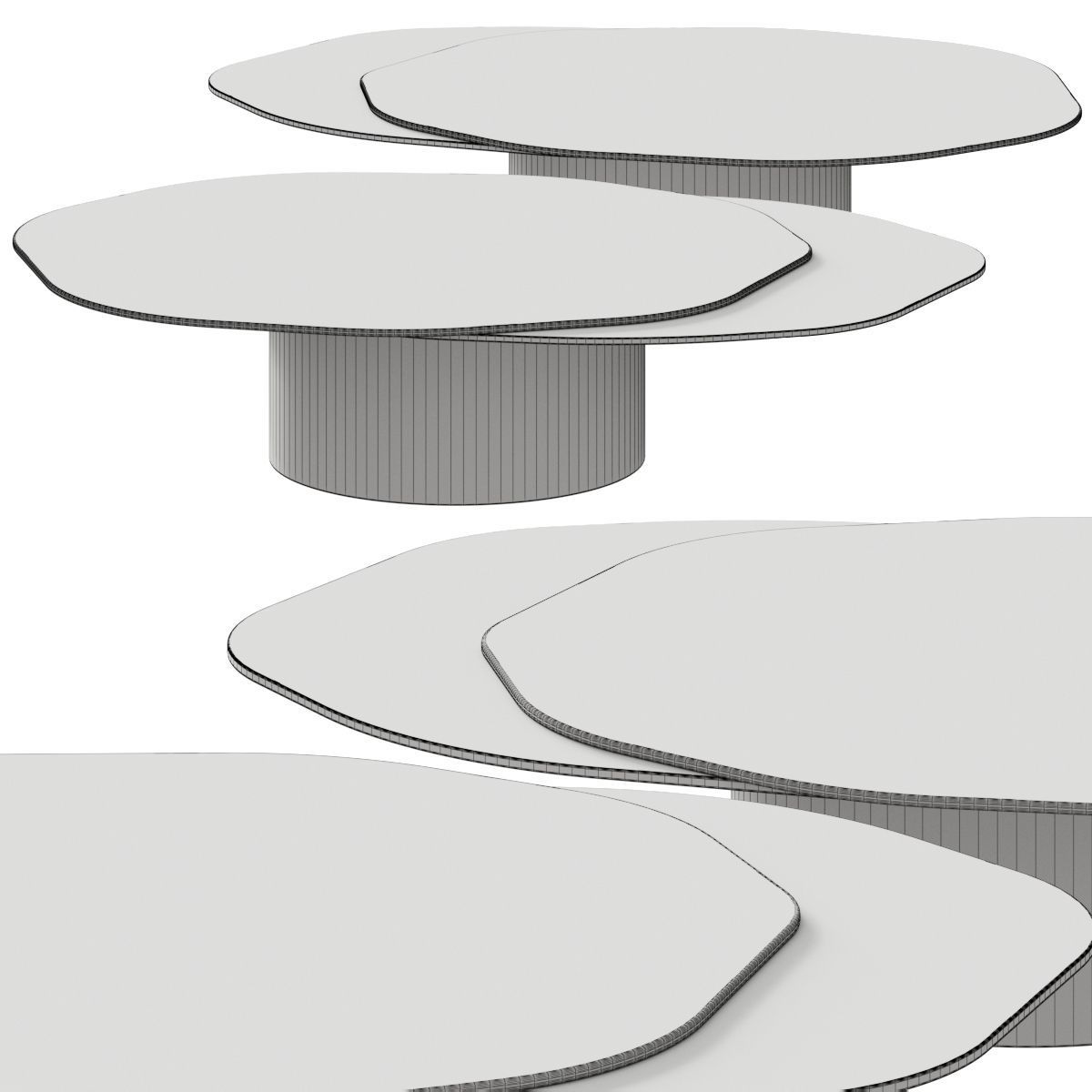 Carlyle Collective Venom Coffee Tables 3D model_1