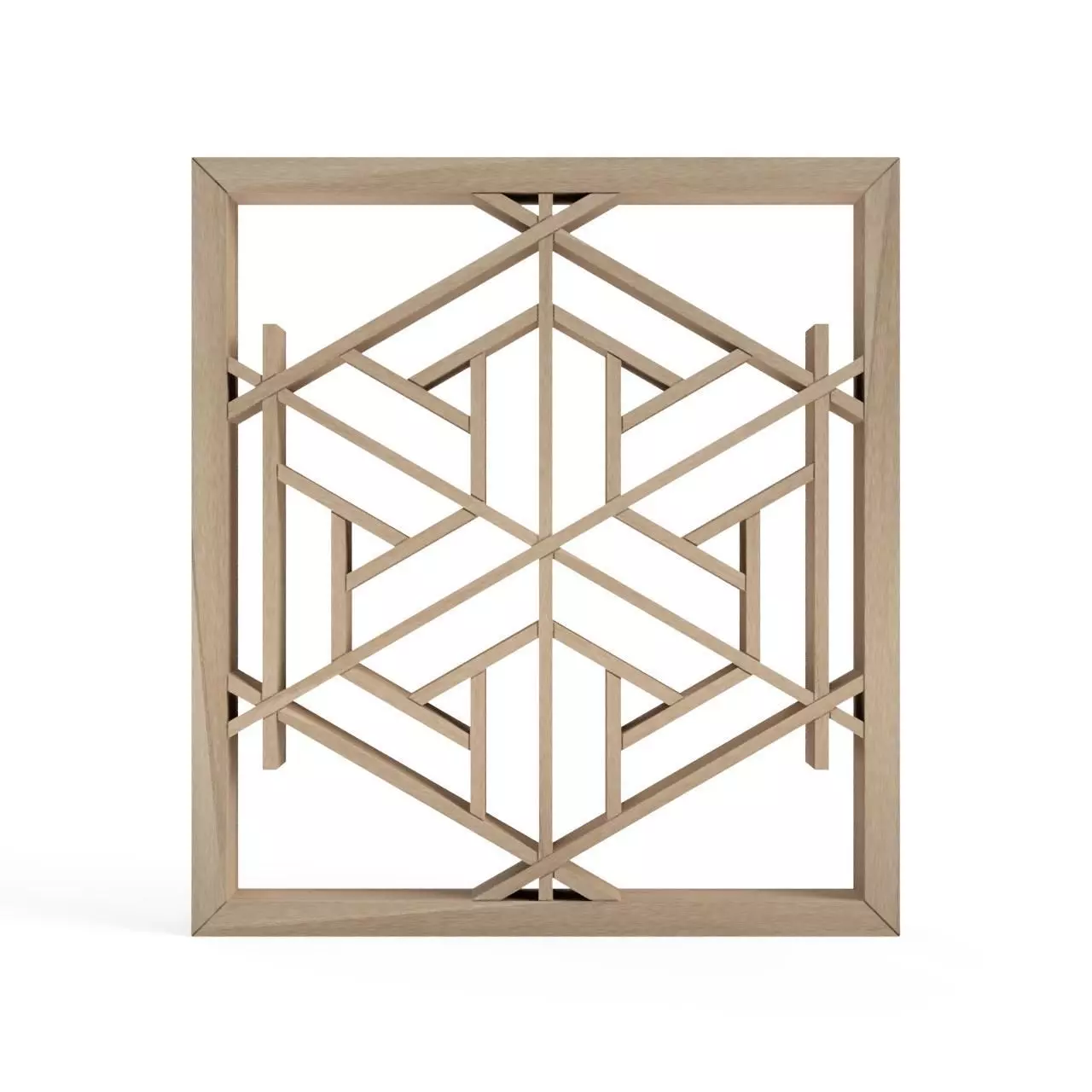 Bishamonkentsunagi geometric wall sconce 3D print model_0