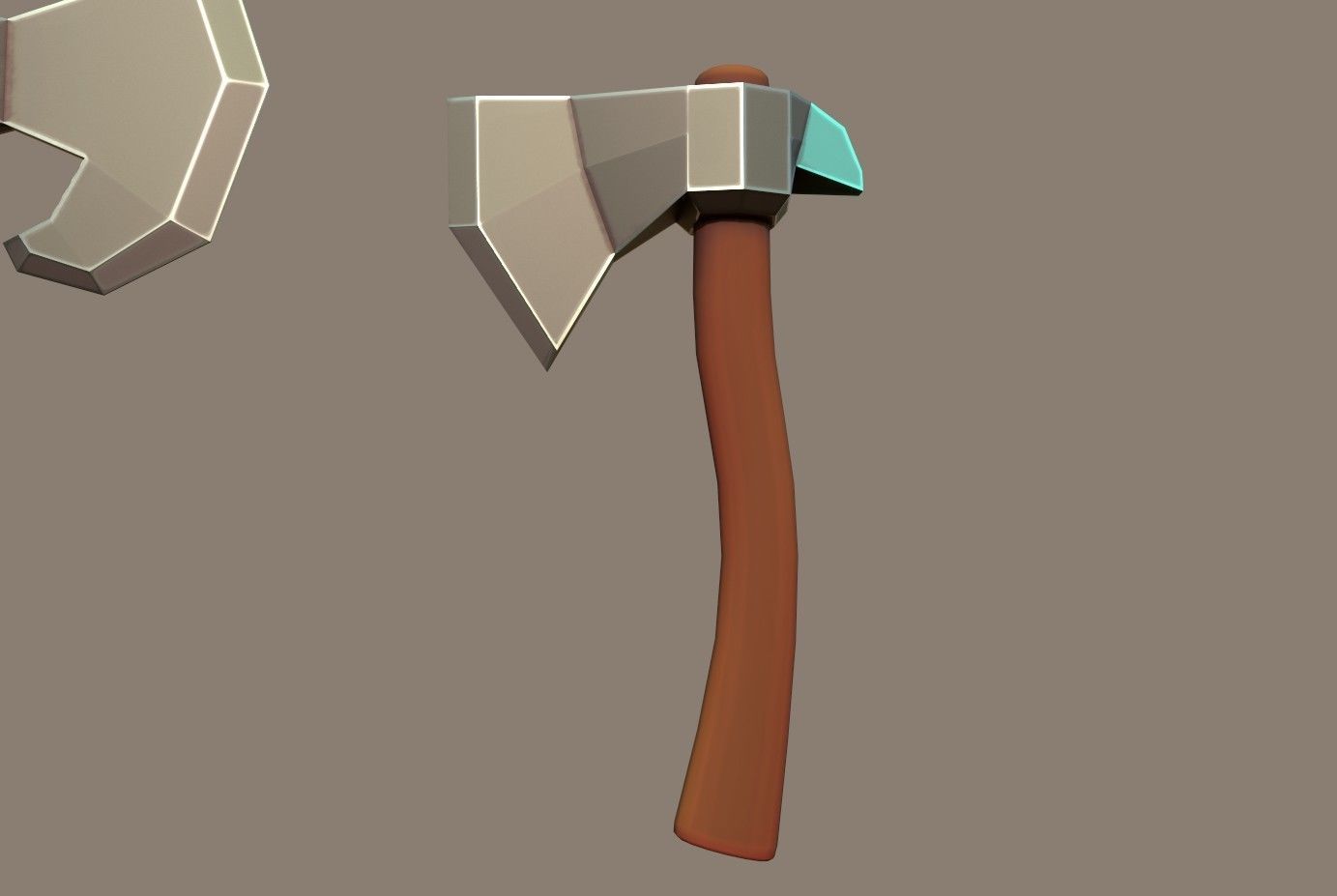 Knife Pack Low-poly 3D model_11