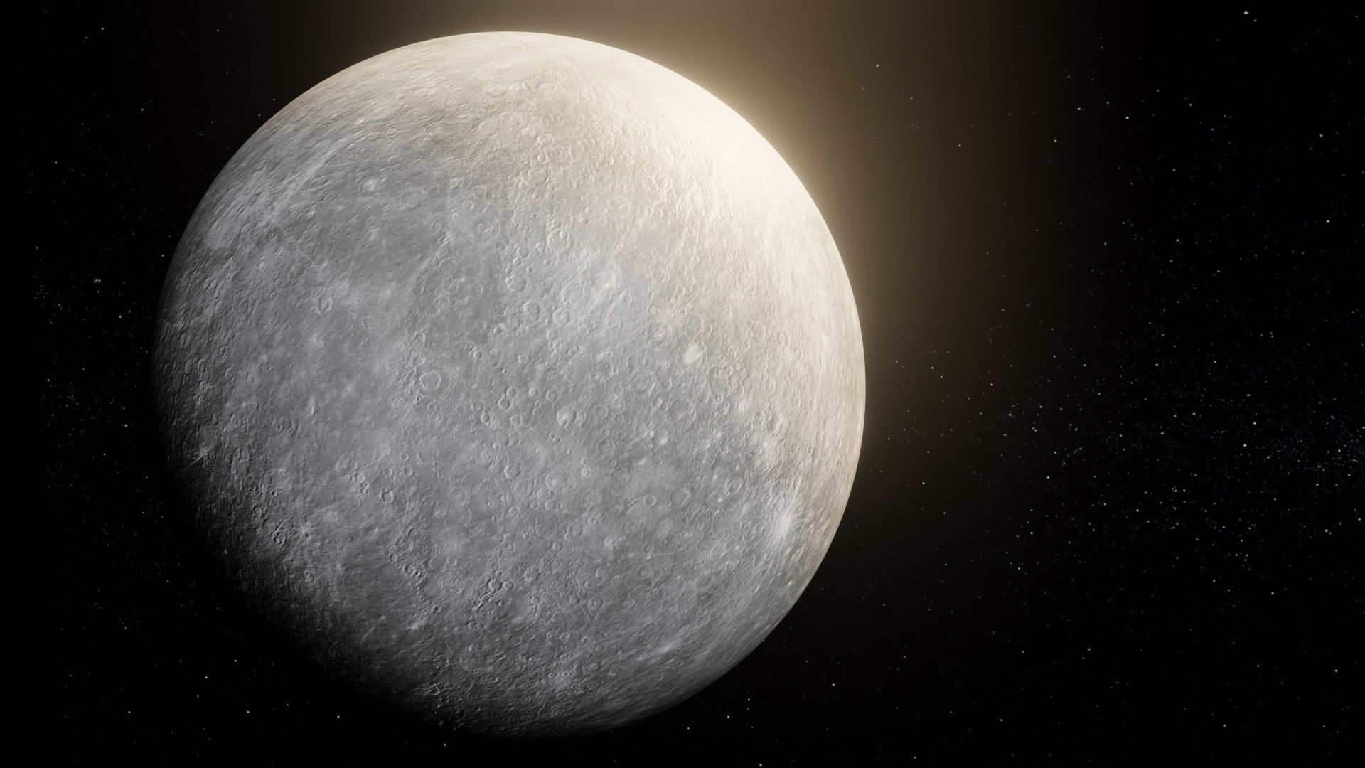 Photorealistic Mercury 8k Textures 3D Model Low-poly 3D model_11