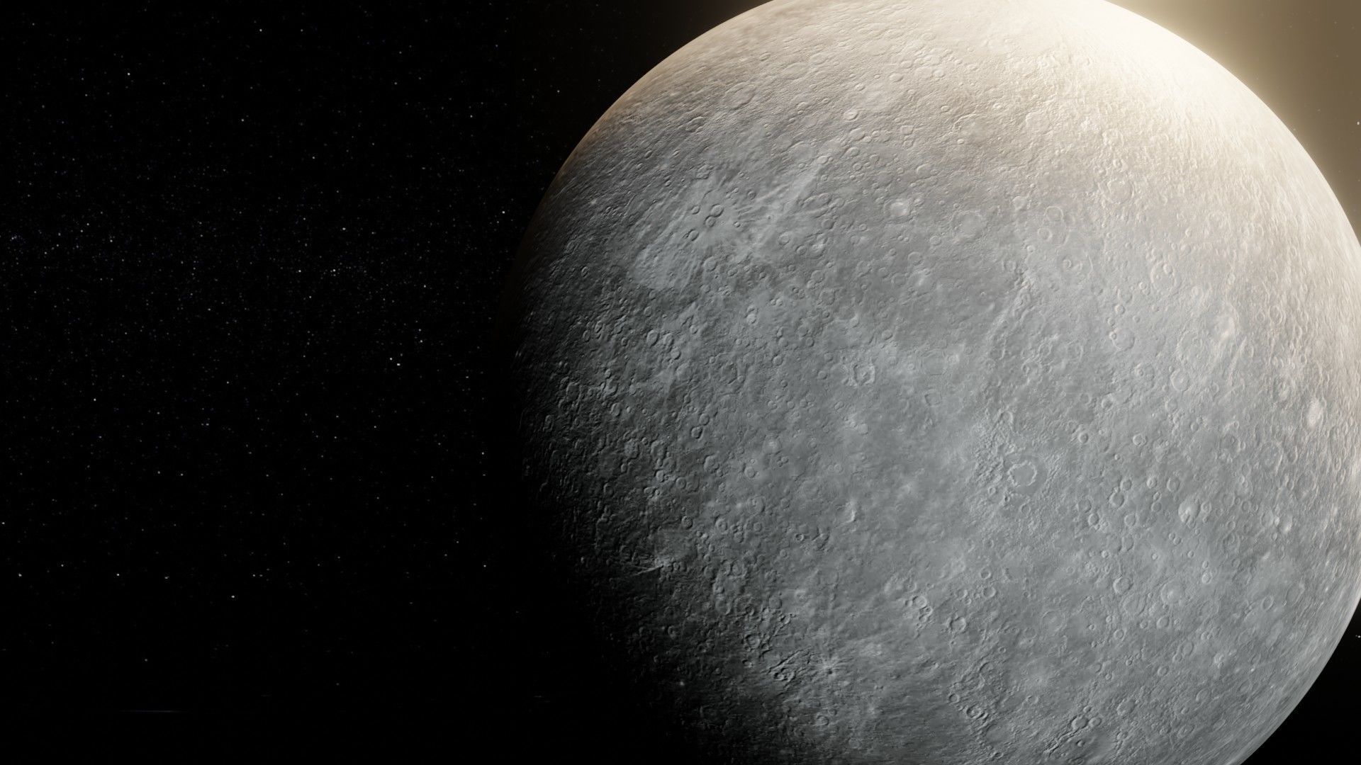 Photorealistic Mercury 8k Textures 3D Model Low-poly 3D model_6