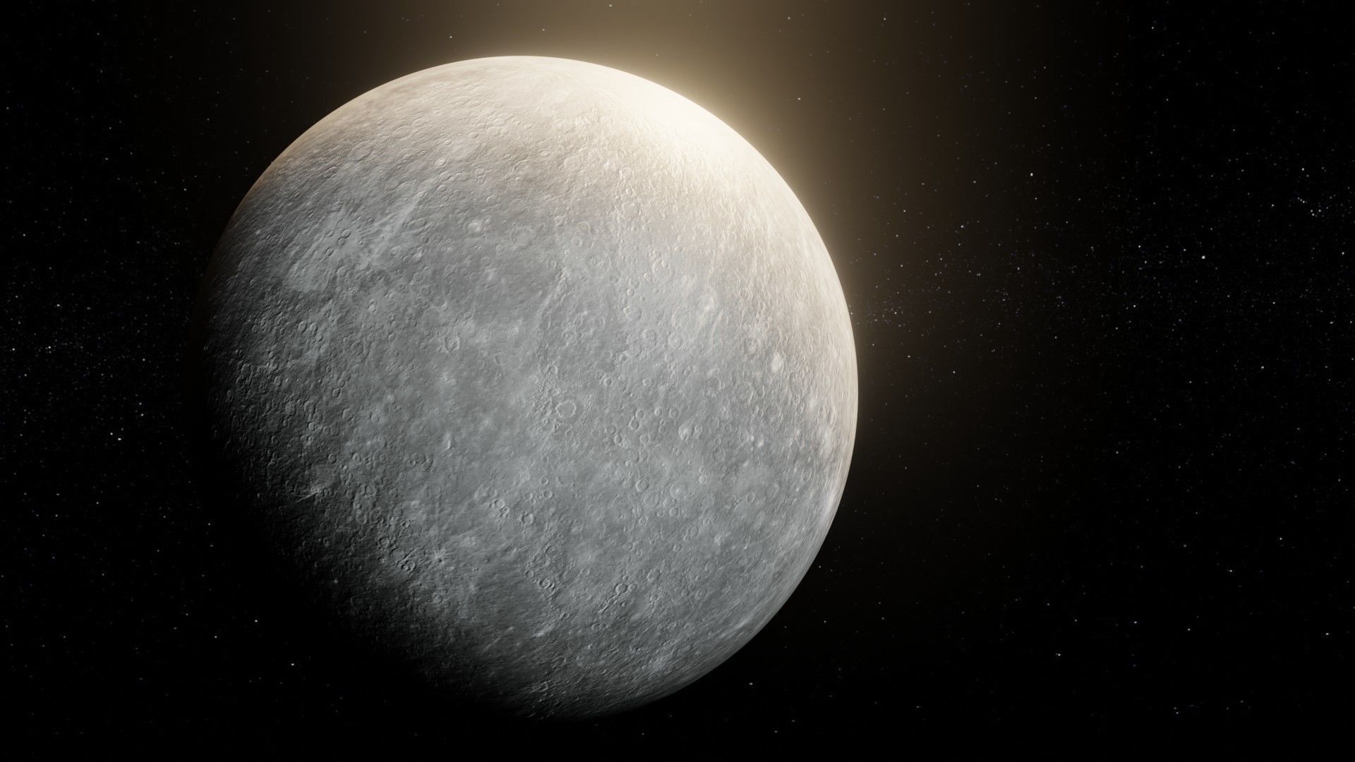 Photorealistic Mercury 8k Textures 3D Model Low-poly 3D model_16