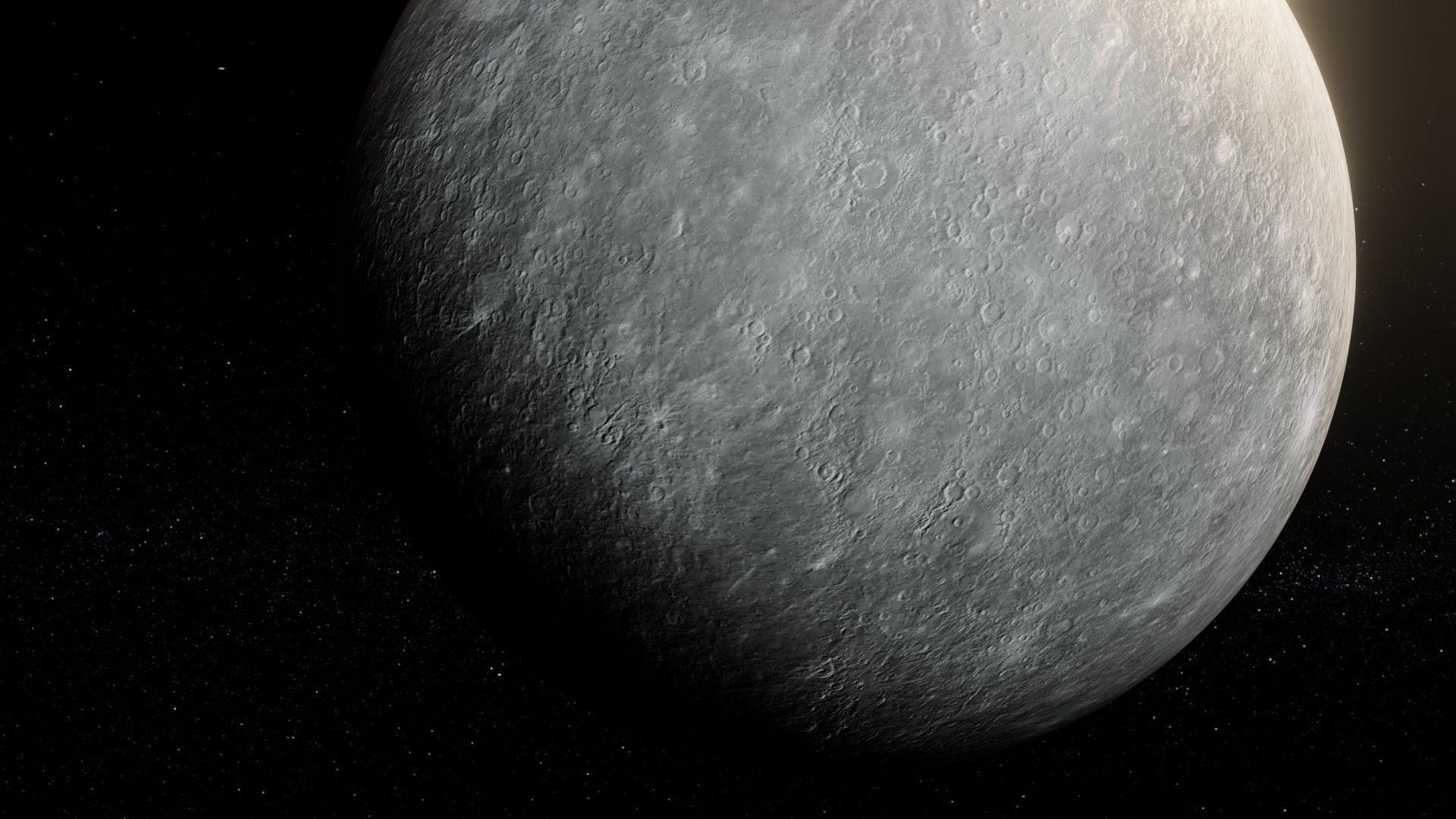 Photorealistic Mercury 8k Textures 3D Model Low-poly 3D model_19