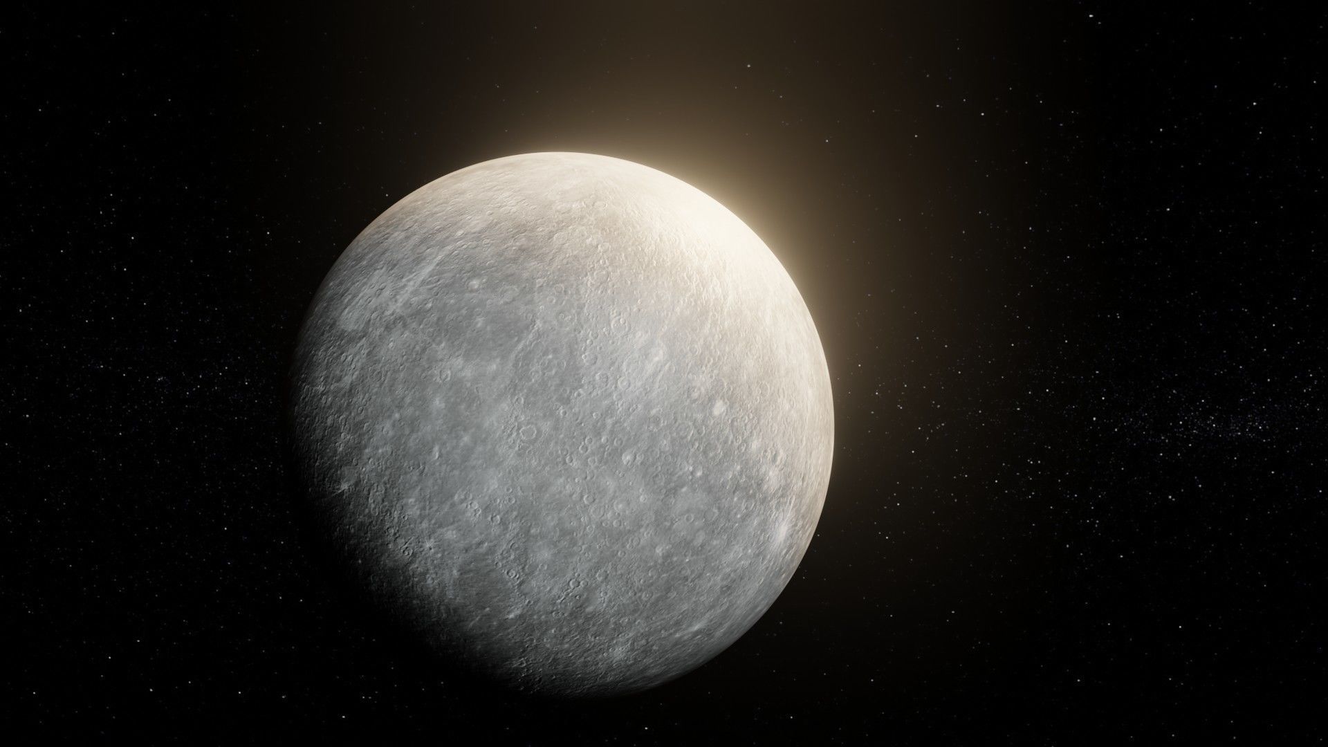 Photorealistic Mercury 8k Textures 3D Model Low-poly 3D model_7