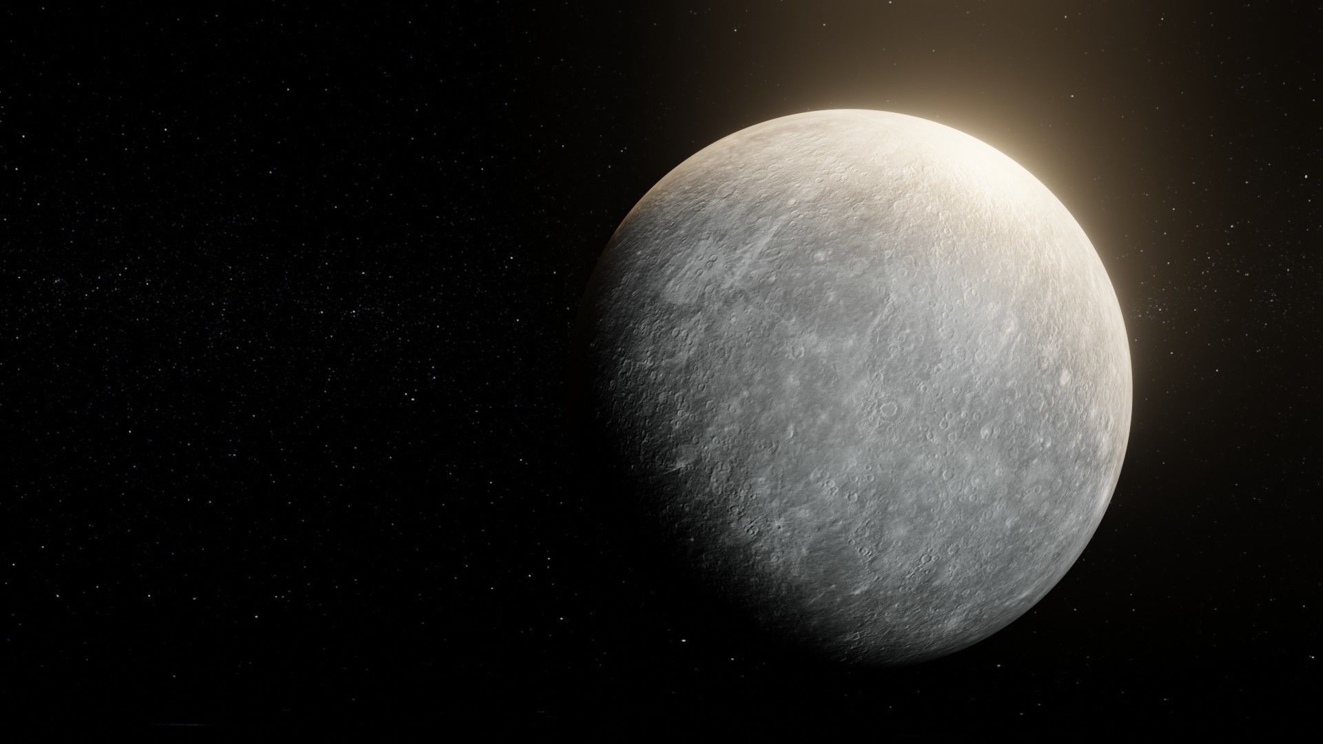 Photorealistic Mercury 8k Textures 3D Model Low-poly 3D model_17