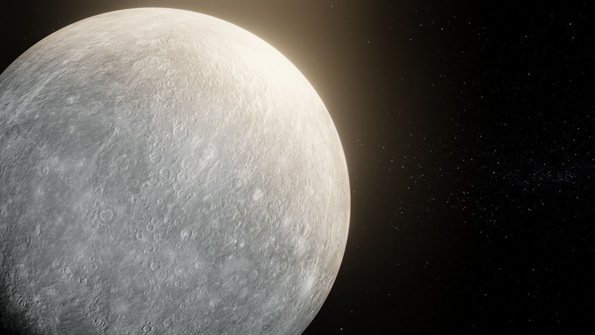 Photorealistic Mercury 8k Textures 3D Model Low-poly 3D model_8