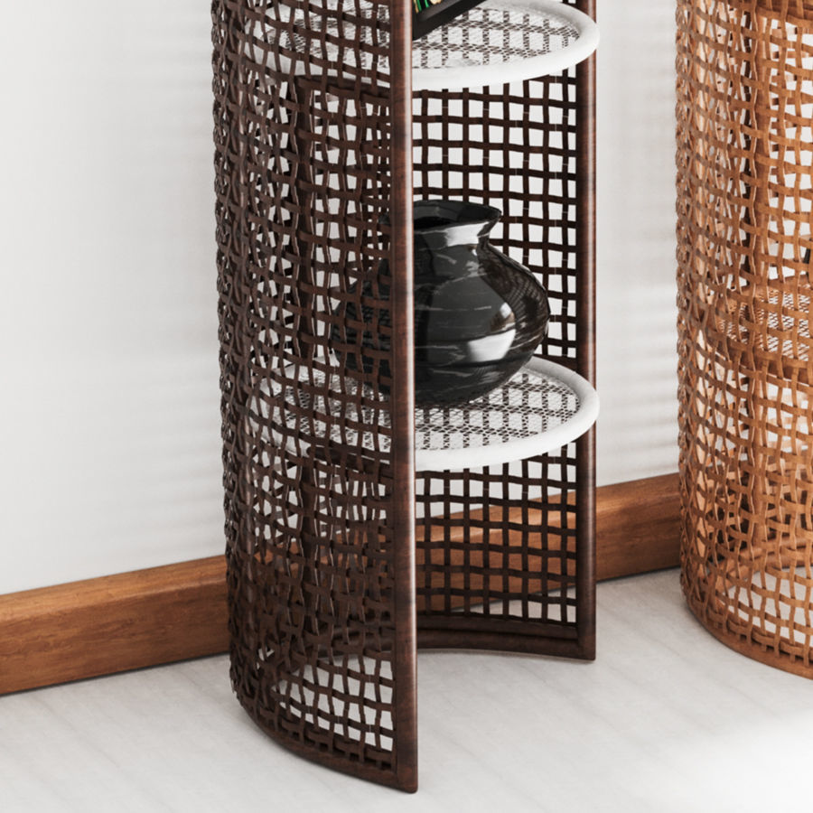 3 Tier Corner Shelf 3D model_2