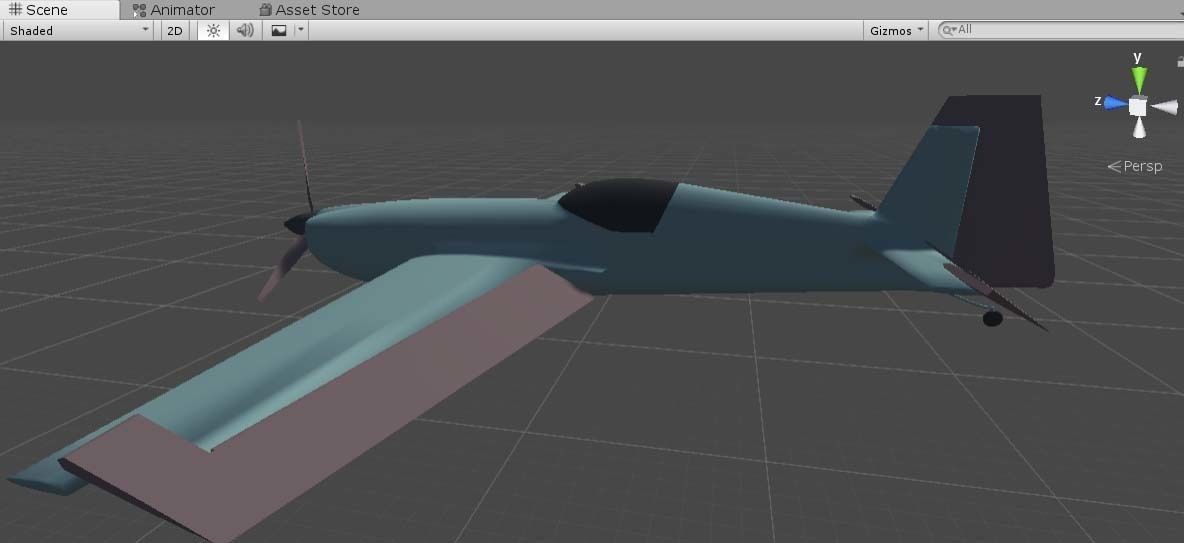 Extra 330sc Low-poly 3D model_8