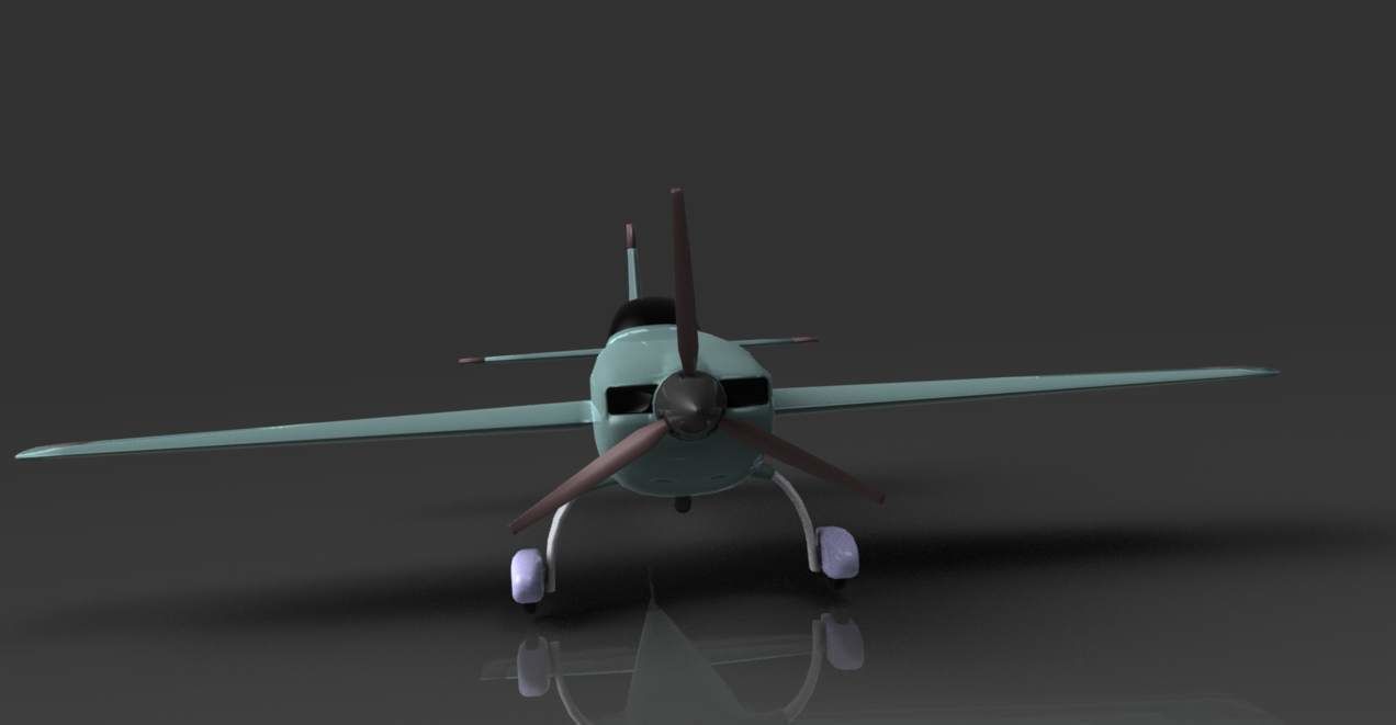 Extra 330sc Low-poly 3D model_2