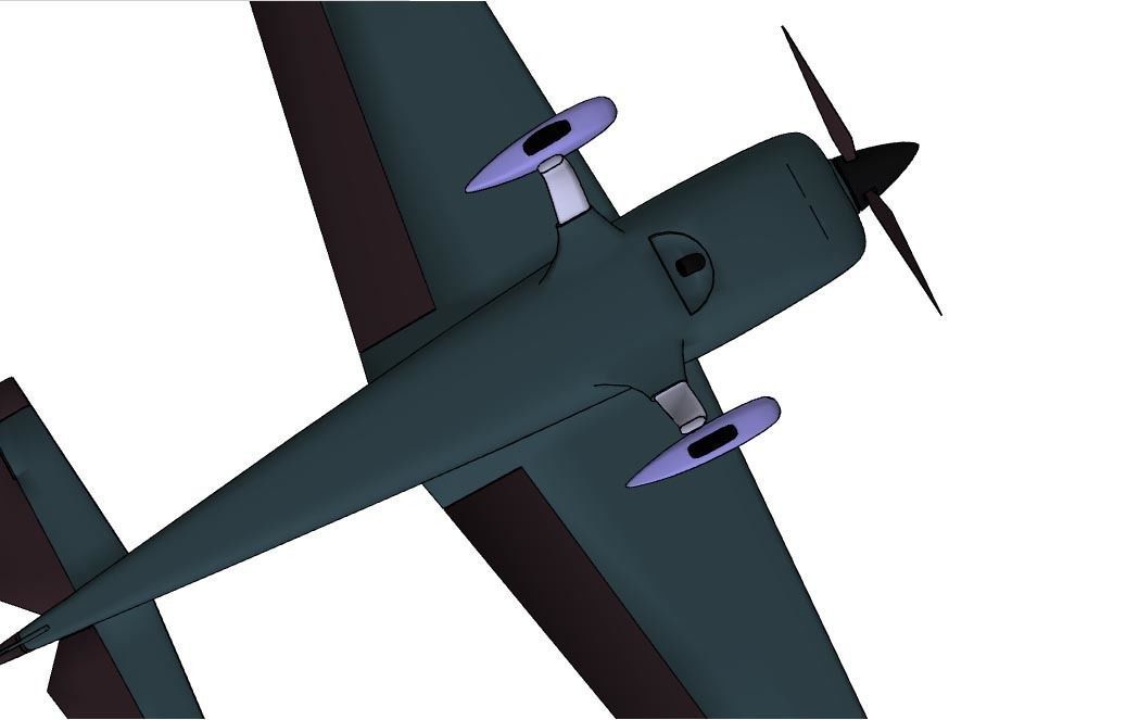 Extra 330sc Low-poly 3D model_4